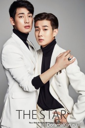 Yoon Park, Choi Woo Sik для The Star January 2016