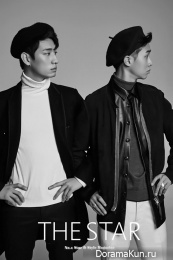 Yoon Park, Choi Woo Sik для The Star January 2016