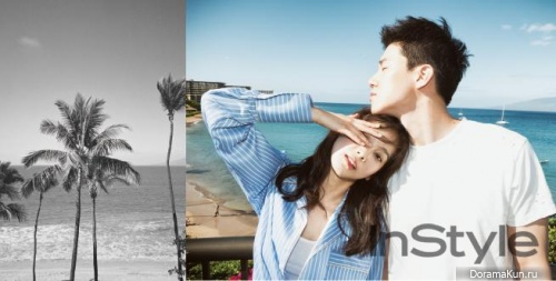 Yoon Seung Ah, Kim Moo Yul для InStyle July 2016